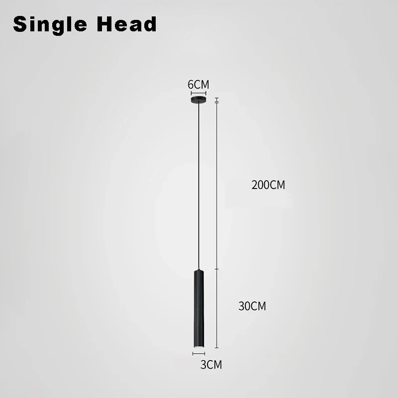Suspension LED Design Nordique Double Tête