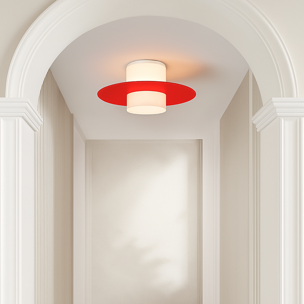 Plafonnier LED Moderne ZSHLZC - Blanc/Noir