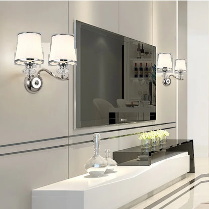 Lustre LED Cristal Chrome Moderne