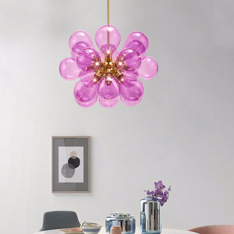 Lustre Moderne Beans Sphères Verre