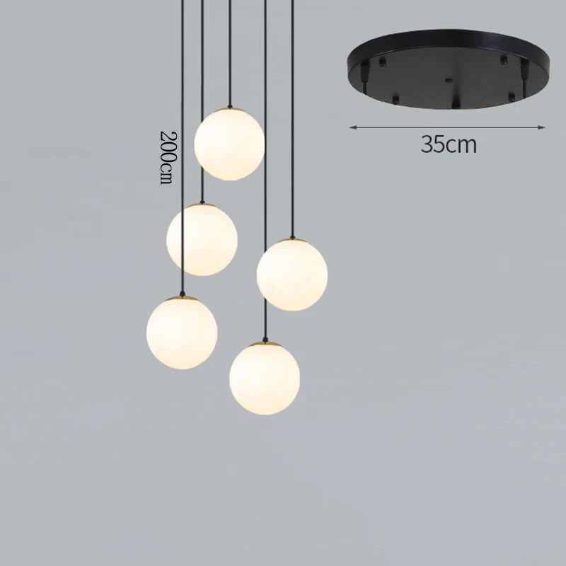 Lustre Suspendu Scandinave LED Design