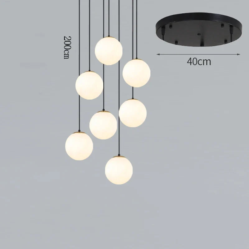 Lustre Suspendu Scandinave LED Design