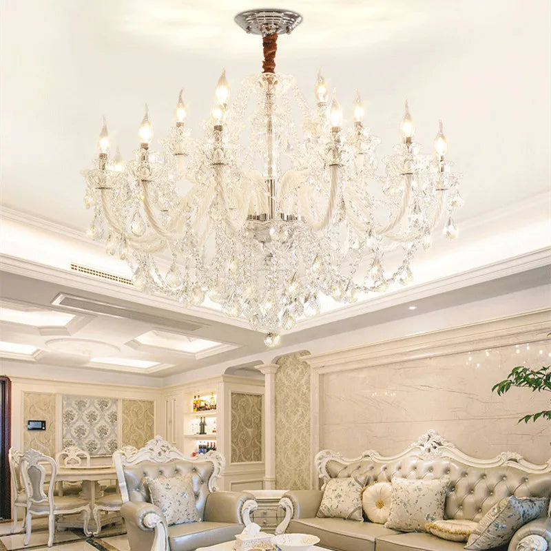 Lustre Cristal Moderne Dimmable