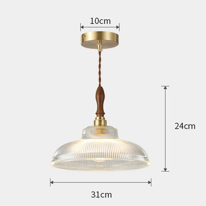Suspension Design Verre & Cuivre Scandinave
