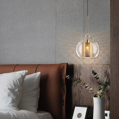 Suspension Boule Verre Design Scandinave Moderne
