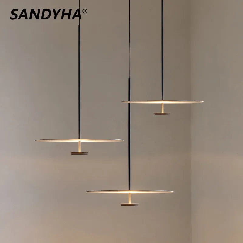 Lustre LED Anneau Moderne Minimaliste