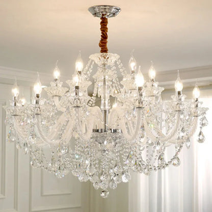 Lustre Cristal Moderne Dimmable