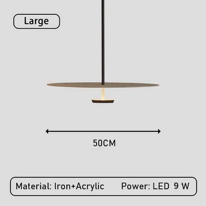 Lustre LED Anneau Moderne Minimaliste