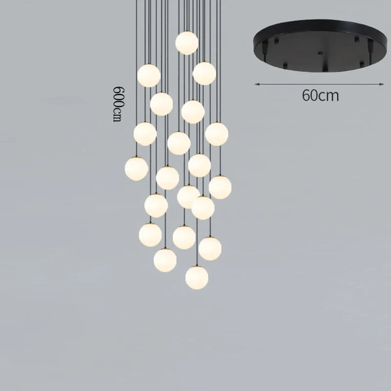 Lustre Suspendu Scandinave LED Design
