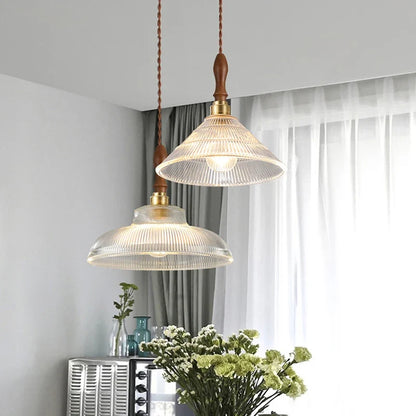 Suspension Design Verre & Cuivre Scandinave