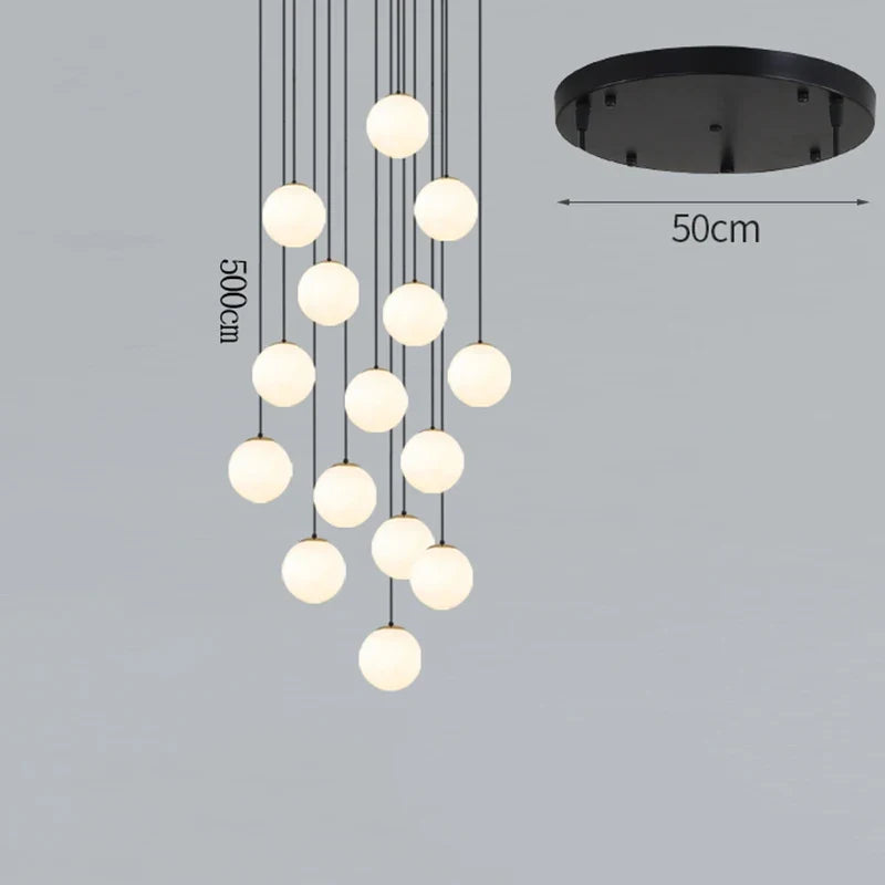 Lustre Suspendu Scandinave LED Design