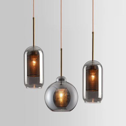 Suspension Boule Verre Design Scandinave Moderne