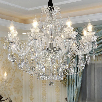 Lustre Cristal Moderne Dimmable