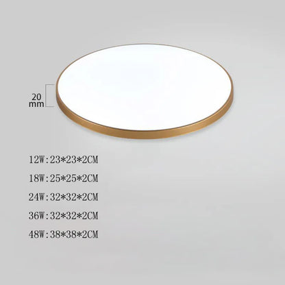 Plafonnier LED Moderne Ultra-Fin