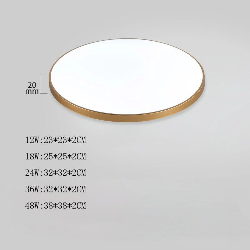 Plafonnier LED Moderne Ultra-Plat