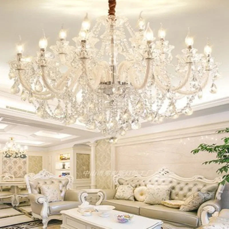 Lustre Cristal Moderne Dimmable