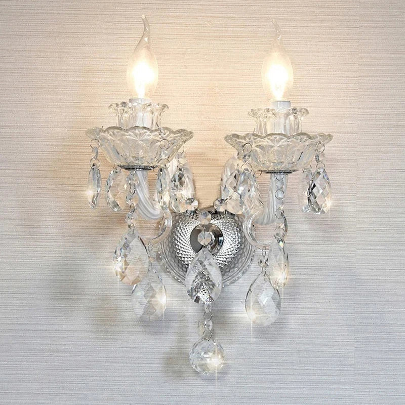 Lustre Cristal Moderne Dimmable