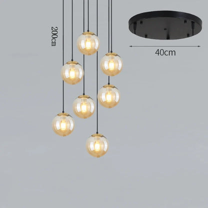 Lustre Suspendu Scandinave LED Design