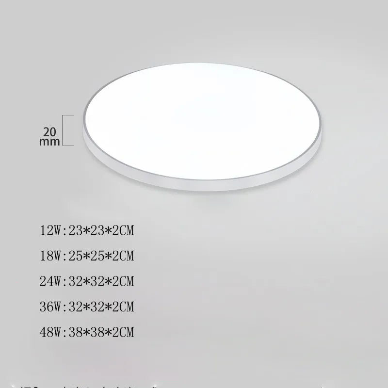 Plafonnier LED Moderne Ultra-Fin