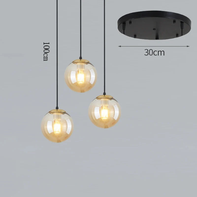 Lustre Suspendu Scandinave LED Design