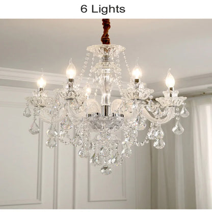 Lustre Cristal Moderne Dimmable