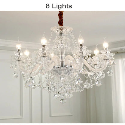 Lustre Cristal Moderne Dimmable