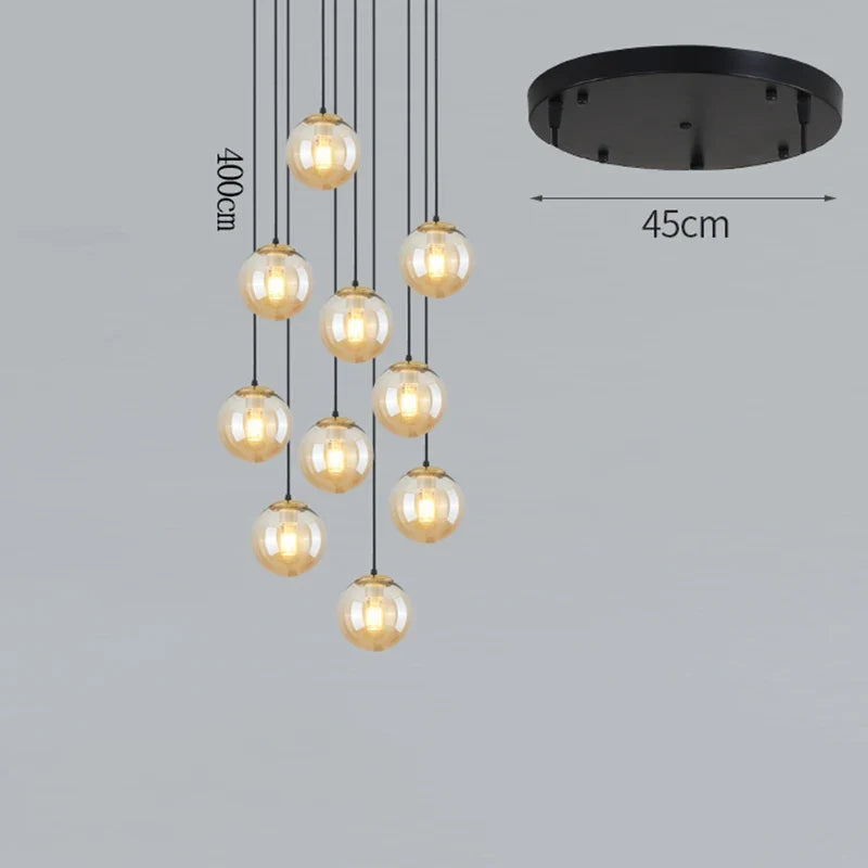 Lustre Suspendu Scandinave LED Design
