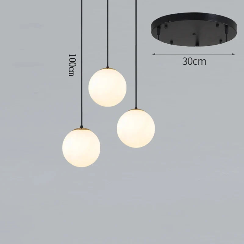 Lustre Suspendu Scandinave LED Design