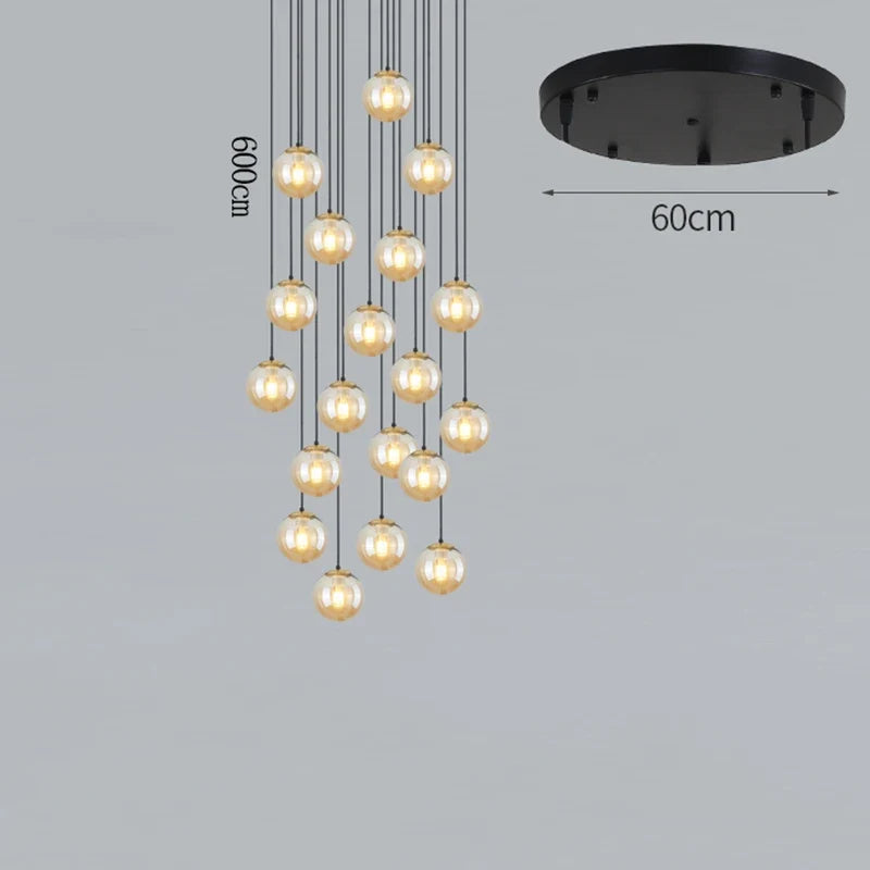Lustre Suspendu Scandinave LED Design