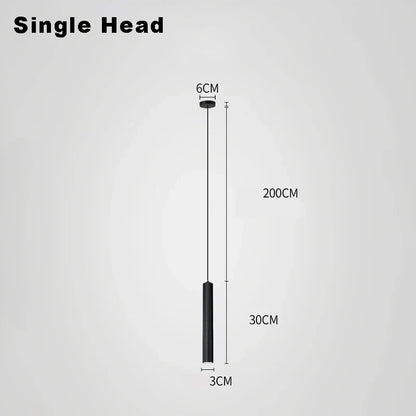 Suspension LED Design Nordique Double Tête