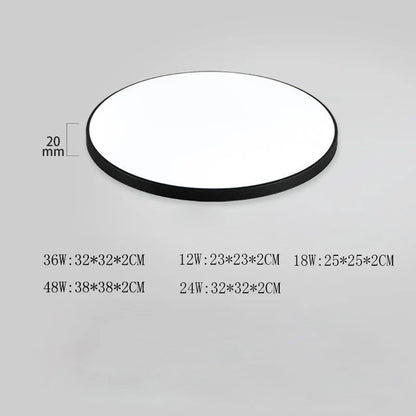Plafonnier LED Moderne Ultra-Plat