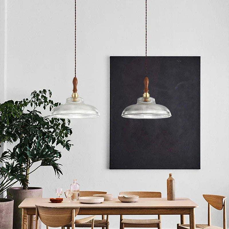 Suspension Design Verre & Cuivre Scandinave