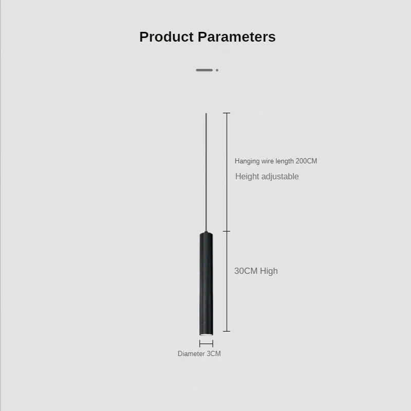 Suspension LED Design Nordique Double Tête