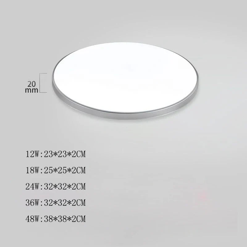 Plafonnier LED Moderne Ultra-Plat