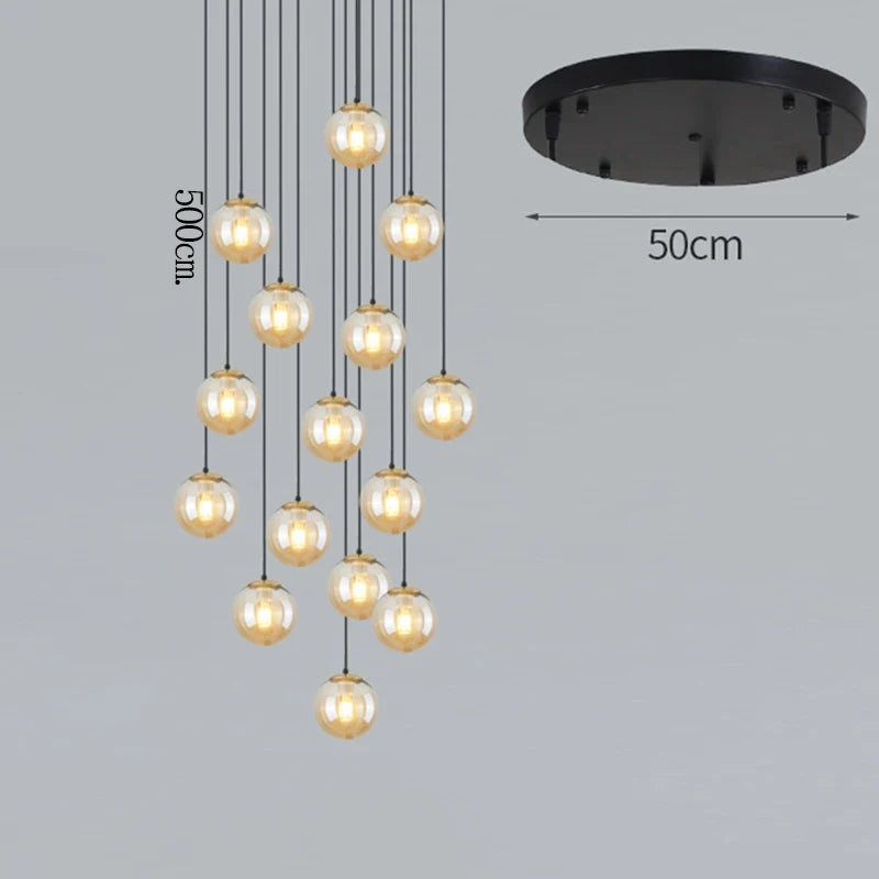 Lustre Suspendu Scandinave LED Design