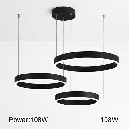 Suspension LED Anneau Design Scandinave Dimmable