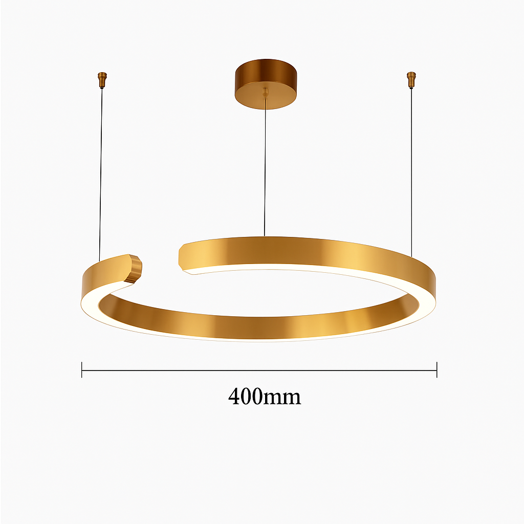 Suspension LED Anneau Design Scandinave Dimmable