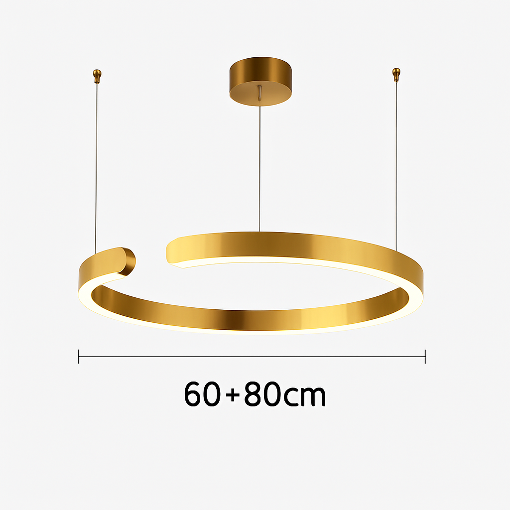 Suspension LED Anneau Design Scandinave Dimmable