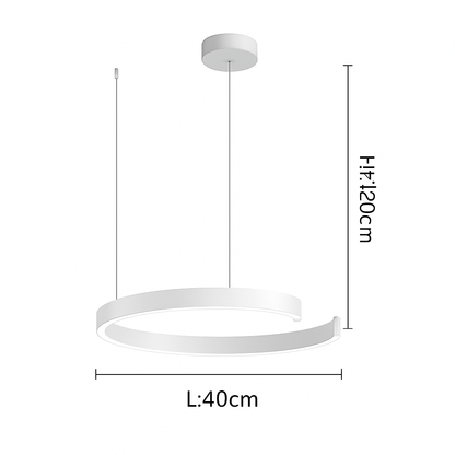 Suspension LED Anneau Design Scandinave Dimmable