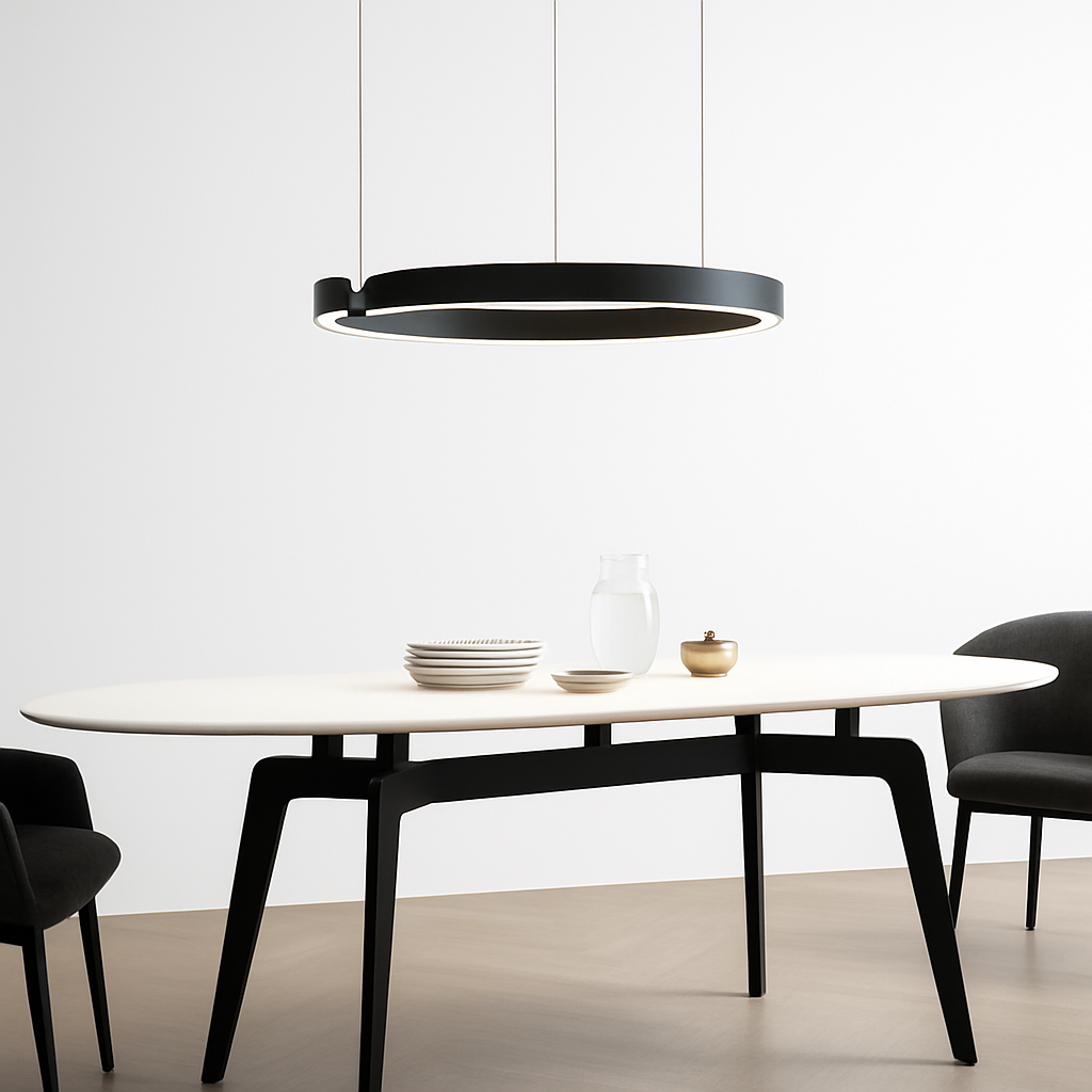 Suspension LED Anneau Design Scandinave Dimmable