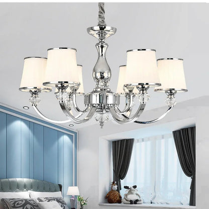 Lustre LED Cristal Chrome Moderne