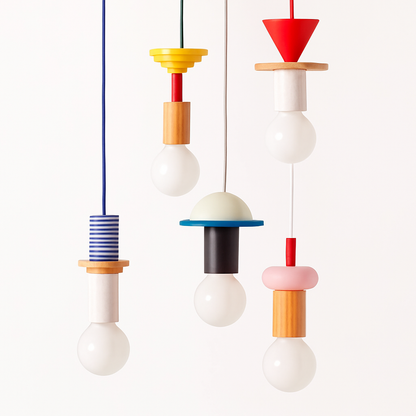 Suspension LED Bois Scandinave Design
