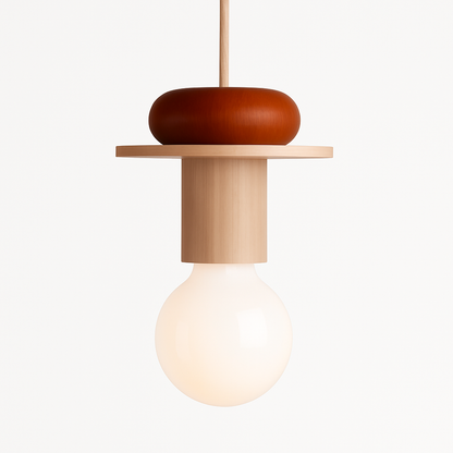 Suspension LED Bois Scandinave Design