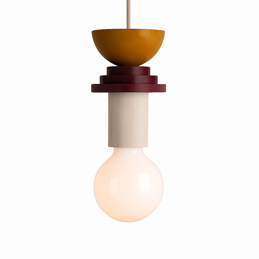Suspension LED Bois Scandinave Design