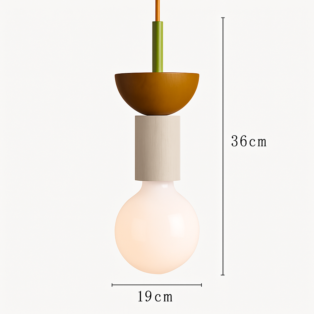 Suspension LED Bois Scandinave Design