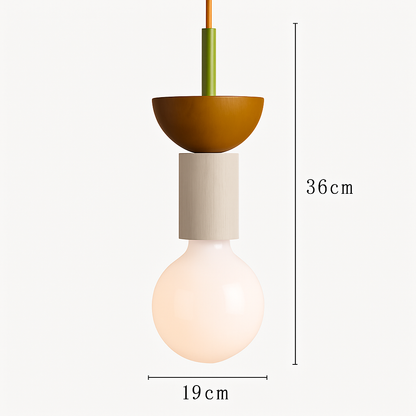 Suspension LED Bois Scandinave Design