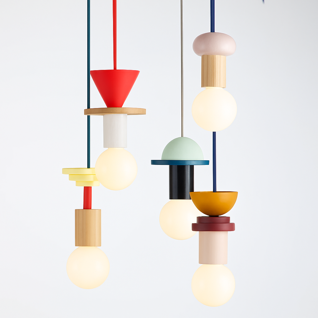 Suspension LED Bois Scandinave Design