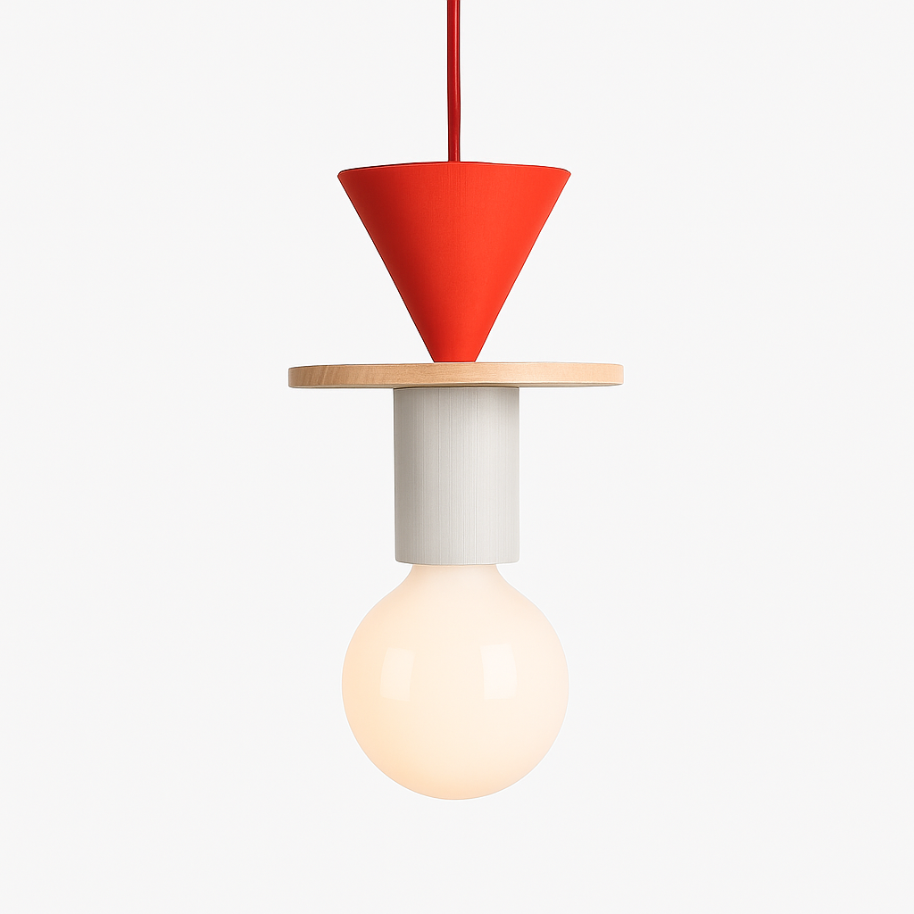 Suspension LED Bois Scandinave Design