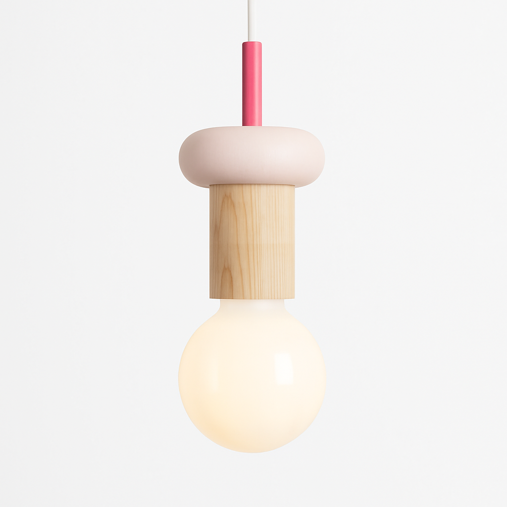 Suspension LED Bois Scandinave Design