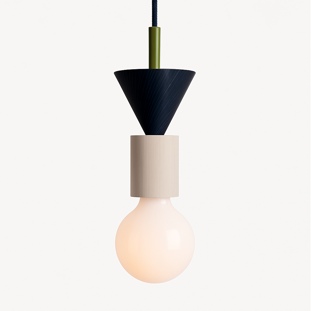 Suspension LED Bois Scandinave Design
